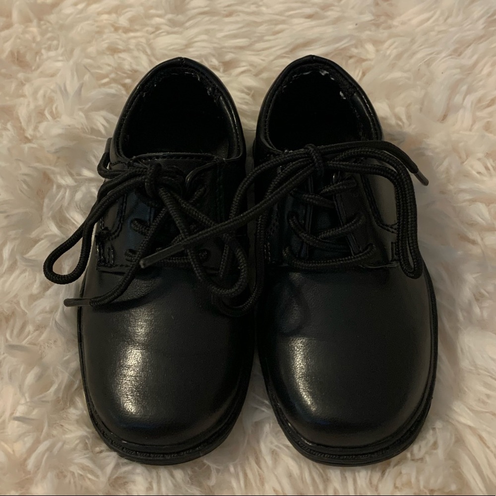 Stacy Adams Black Dress Shoes - Baby Boys 5